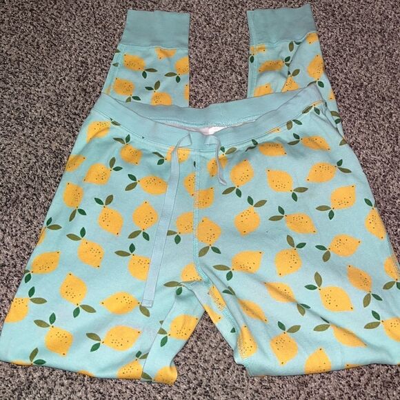 Hanna Andersson Lemon Pajama Pants - S - Picture 1 of 6